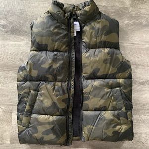 Camo bubble vest from Old Navy